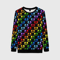 Женский свитшот Marshmello pattern neon