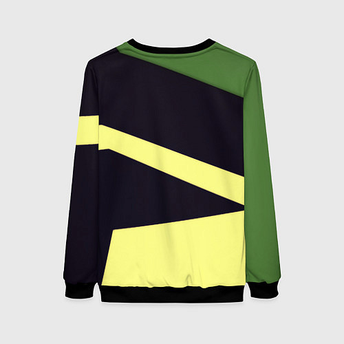 Женский свитшот Arsenal geometry / 3D-Черный – фото 2