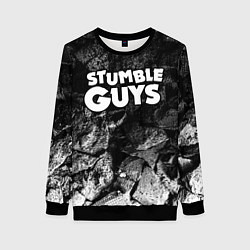 Женский свитшот Stumble Guys black graphite