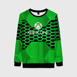 Свитшот женский Xbox metal game, цвет: 3D-черный
