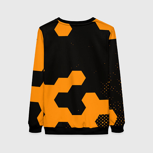 Женский свитшот Герф РФ соты броня / 3D-Черный – фото 2