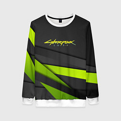 Женский свитшот Cyberpunk 2077 stripes line