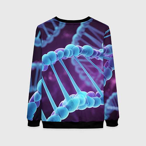 Женский свитшот Неон ДНК / 3D-Черный – фото 2