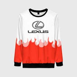 Женский свитшот Lexus fire