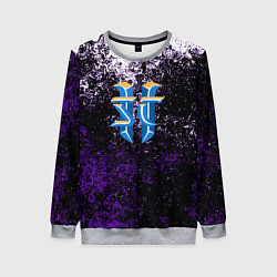 Женский свитшот Starcraft брызги красок