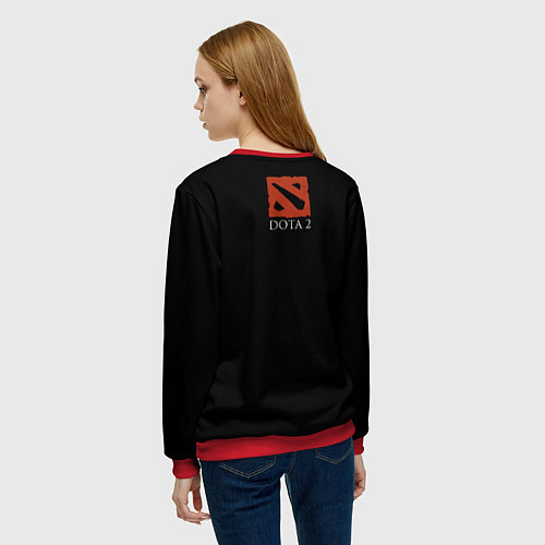 Женский свитшот Снайпер Dota 2 / 3D-Красный – фото 4
