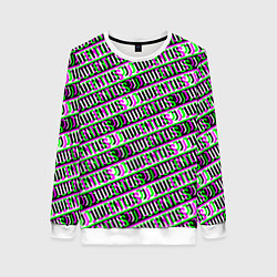 Женский свитшот Juventus glitch pattern