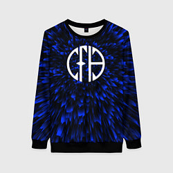 Свитшот женский Pantera blue energy, цвет: 3D-черный