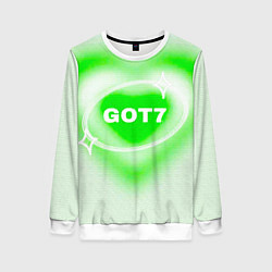 Свитшот женский Got7 сердце, цвет: 3D-белый