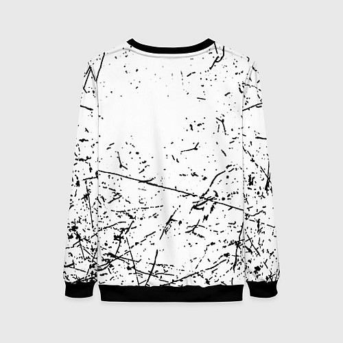 Женский свитшот Символика славянская текстура / 3D-Черный – фото 2