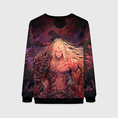 Женский свитшот Герой The first berserker khazan / 3D-Черный – фото 2