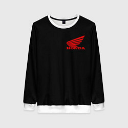 Женский свитшот Honda red logo auto steel