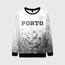 Свитшот женский Porto - white gradient посередине, цвет: 3D-черный