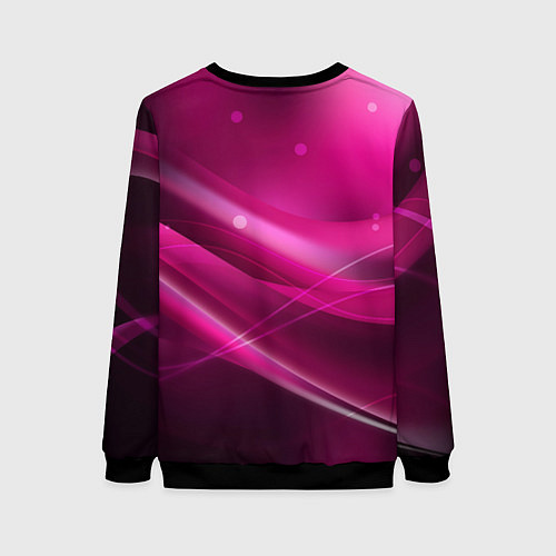 Женский свитшот Куроми - милый котёнок в капюшоне / 3D-Черный – фото 2