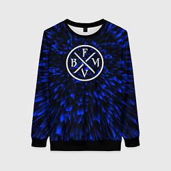 Свитшот женский Bullet For My Valentine blue energy, цвет: 3D-черный