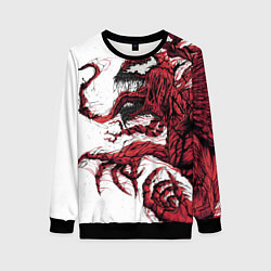 Свитшот женский Carnage - Symbiot, цвет: 3D-черный