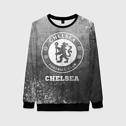 Свитшот женский Chelsea - grey gradient, цвет: 3D-черный