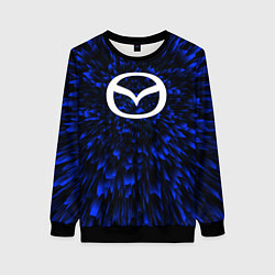 Свитшот женский Mazda blue energy, цвет: 3D-черный