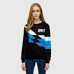 Свитшот женский Dayz geometry steel, цвет: 3D-черный — фото 2