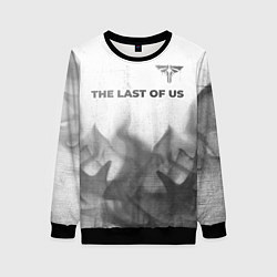 Свитшот женский The Last Of Us - white gradient посередине, цвет: 3D-черный