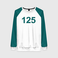 Свитшот женский Игра в кальмара 125, цвет: 3D-белый