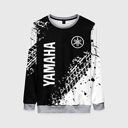 Женский свитшот Yamaha - следы от шин