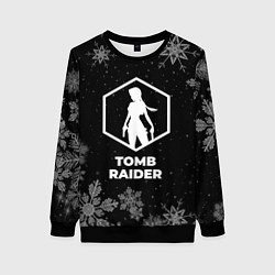 Свитшот женский Снежный Tomb Raider, цвет: 3D-черный
