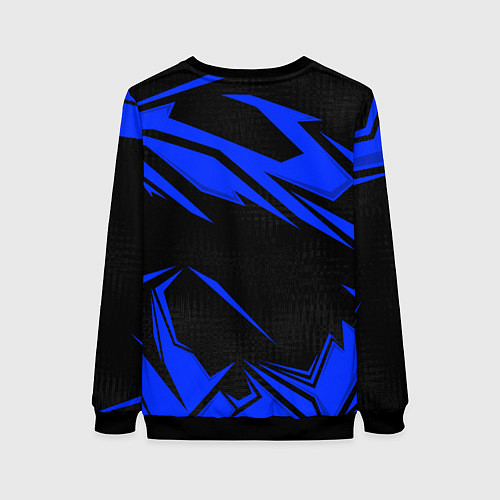 Женский свитшот Субару - синий / 3D-Черный – фото 2