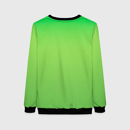 Женский свитшот Гринч merry fucking christmas / 3D-Черный – фото 2