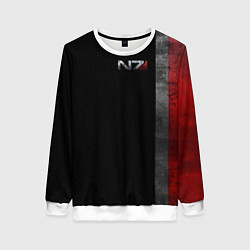 Свитшот женский Shepard N7, цвет: 3D-белый