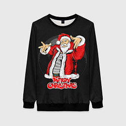 Женский свитшот Дед мороз веселый