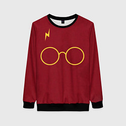 Женский свитшот Очки и молния