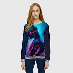 Свитшот женский Black Panther, цвет: 3D-меланж — фото 2