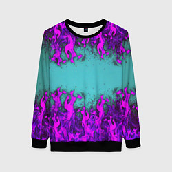 Женский свитшот Фиолетовое пламя