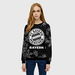 Свитшот женский Снежный Bayern, цвет: 3D-черный — фото 2