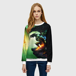 Свитшот женский Inquisition Dragon Age, цвет: 3D-белый — фото 2