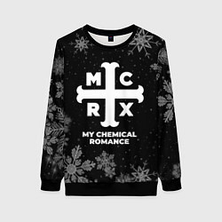 Свитшот женский Снежный My Chemical Romance, цвет: 3D-черный