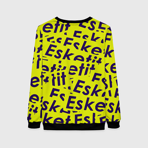 Женский свитшот Rainbow six pattern rap / 3D-Черный – фото 2