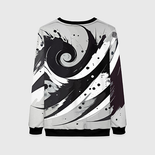 Женский свитшот Rick-Venom and Morty - meme / 3D-Черный – фото 2