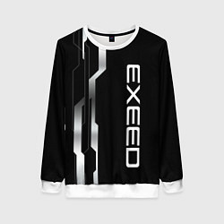 Женский свитшот Exeed - металлические полосы