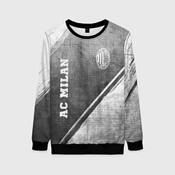 Женский свитшот AC Milan - grey gradient вертикально