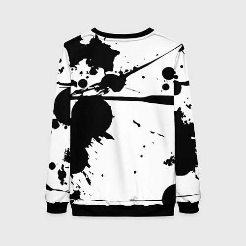 Женский свитшот Art blots - vanguard / 3D-Черный – фото 2