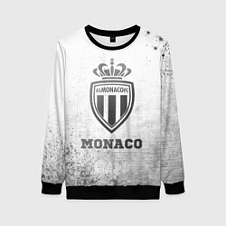 Свитшот женский Monaco - white gradient, цвет: 3D-черный