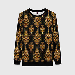 Женский свитшот Тайский золотой орнамент