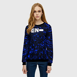 Свитшот женский Enhypen blue energy, цвет: 3D-черный — фото 2