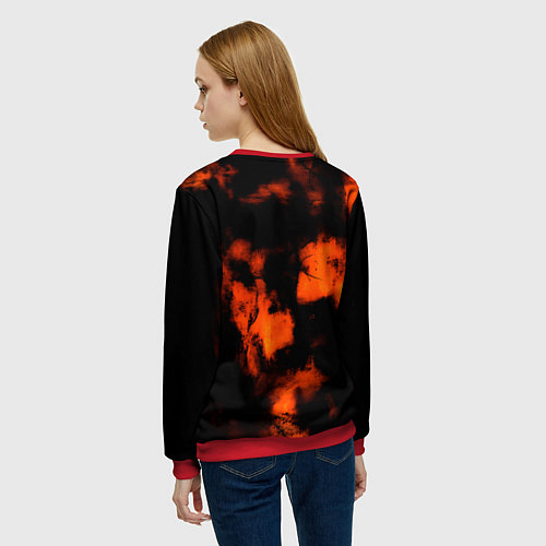 Женский свитшот Indiana Jones and the Great Circle / 3D-Красный – фото 4