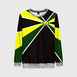 Свитшот женский Мотострелковые войска: лавры, цвет: 3D-меланж