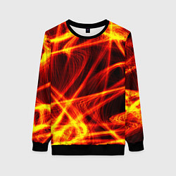 Свитшот женский Огненный трек, цвет: 3D-черный
