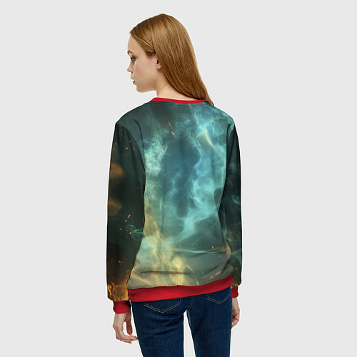 Женский свитшот Выход из Джокера / 3D-Красный – фото 4