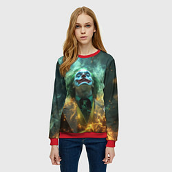 Свитшот женский Выход из Джокера, цвет: 3D-красный — фото 2